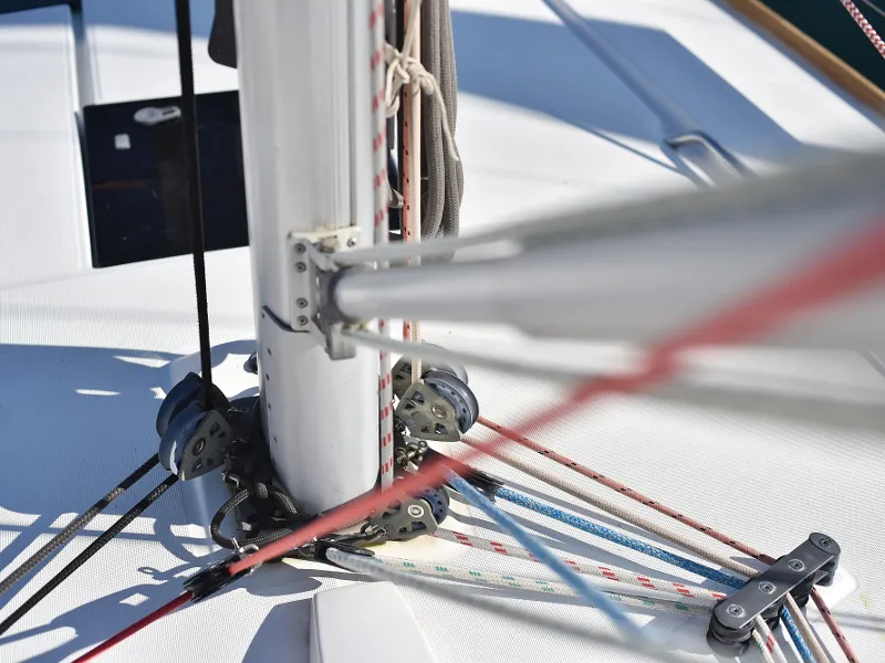Deck of Hope, a Beneteau Oceanis 41 sailboat at Zadar, Croatia