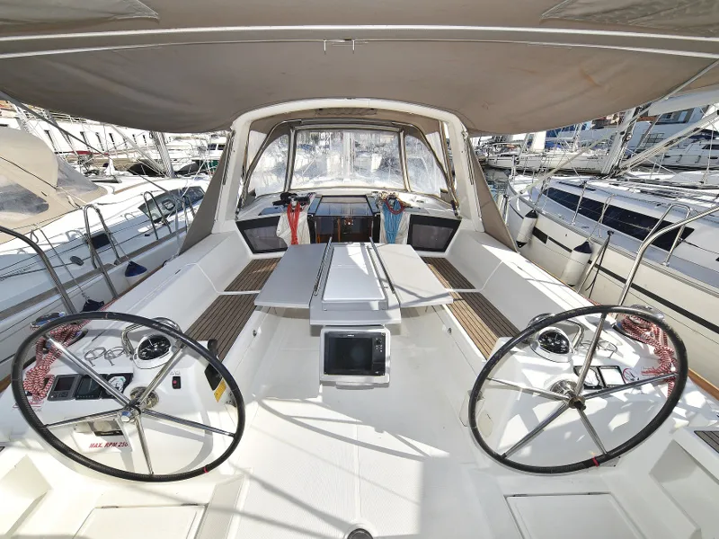 Deck of Hope, a Beneteau Oceanis 41 sailboat at Zadar, Croatia