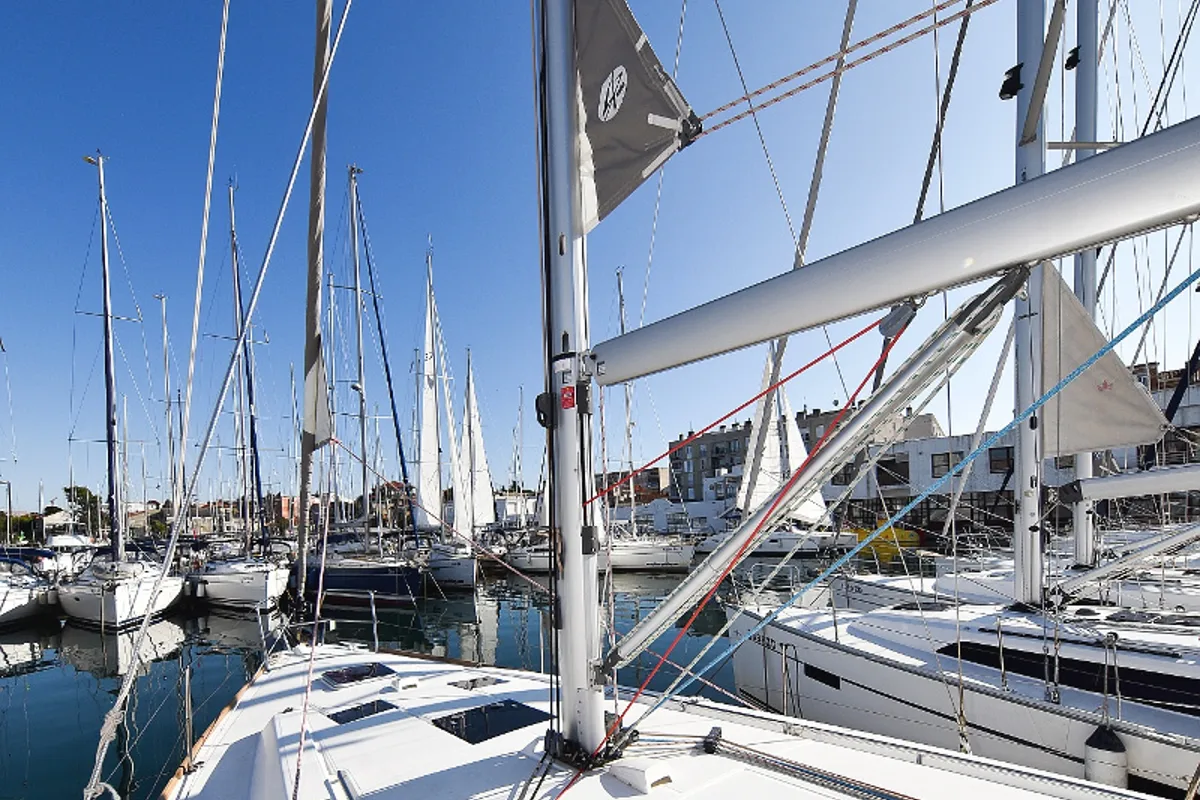 Exterior view of Hope, a Beneteau Oceanis 41 sailboat at Zadar, Croatia