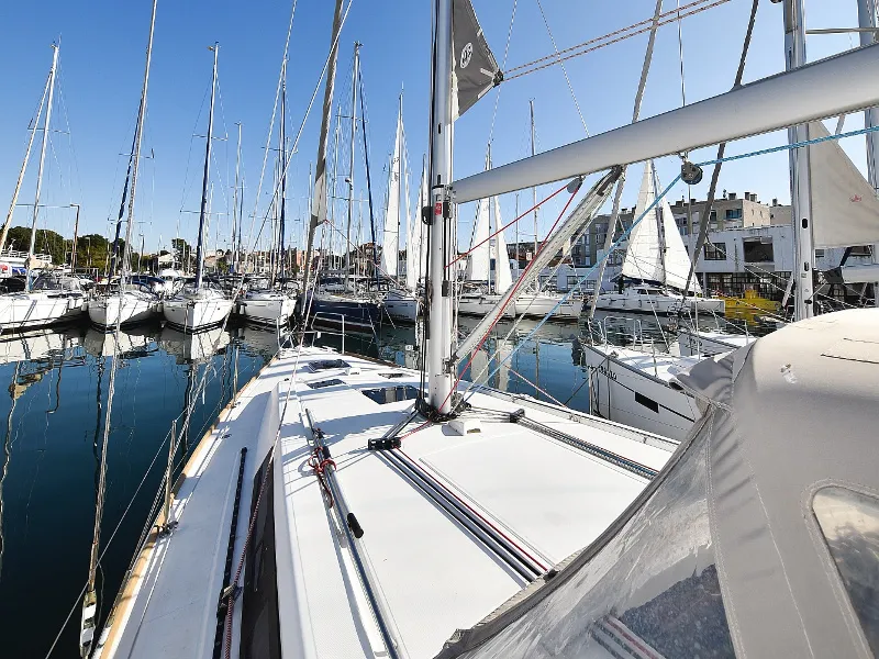Exterior view of Hope, a Beneteau Oceanis 41 sailboat at Zadar, Croatia