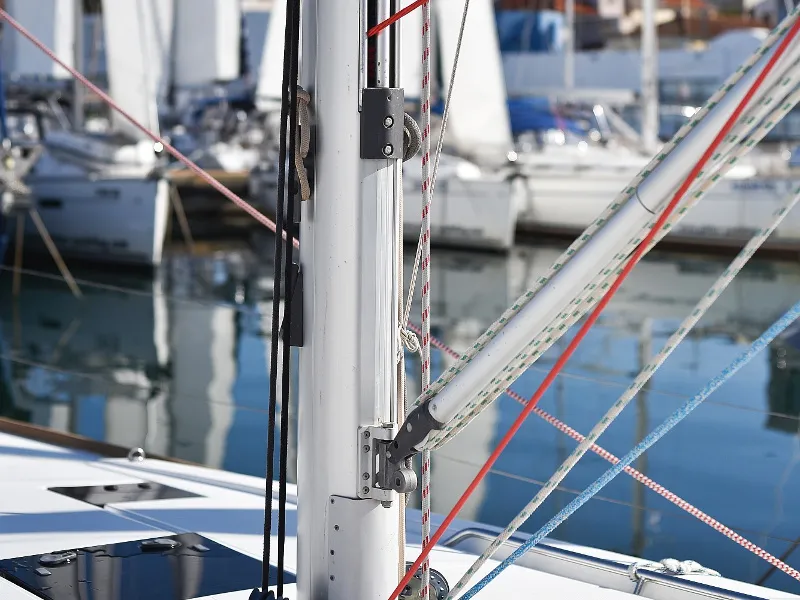 Deck of Hope, a Beneteau Oceanis 41 sailboat at Zadar, Croatia