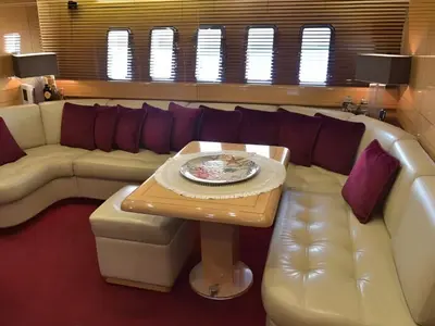Lulu, a Mangusta 72 motor yacht at Castellammare di Stabia, Italy