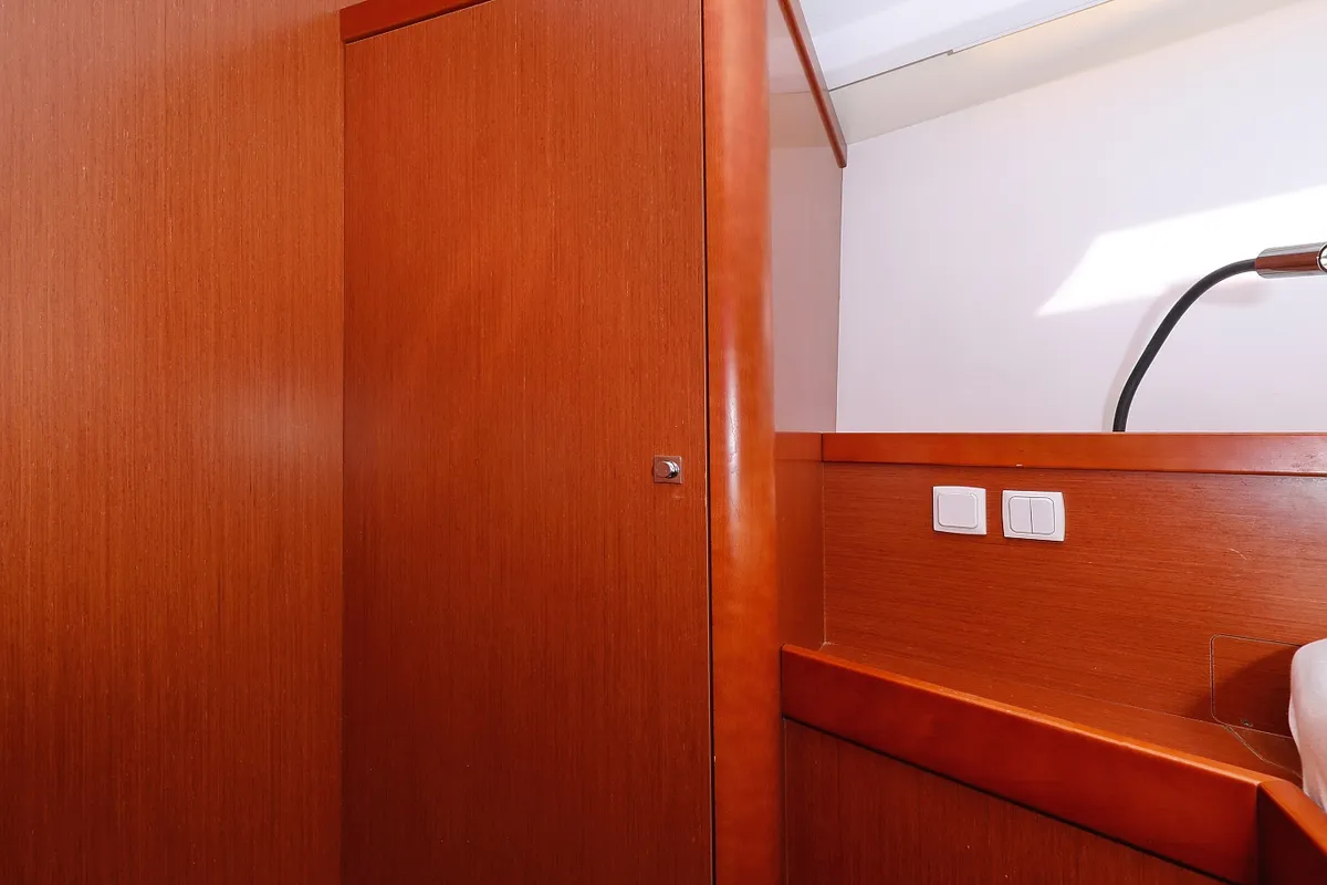 Galley of Zephyra, a Beneteau Oceanis 45 sailboat at Sukošan, Croatia