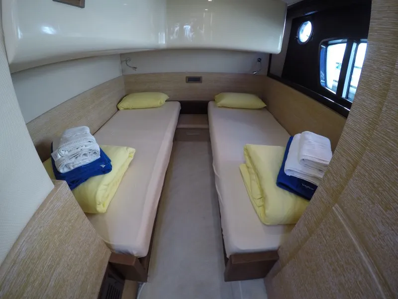 Cabin on Luma, a Azimut 47 motor yacht at Grad Šibenik, Croatia