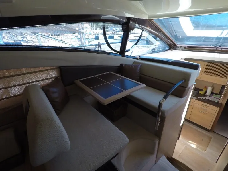 Salon of Luma, a Azimut 47 motor yacht at Grad Šibenik, Croatia
