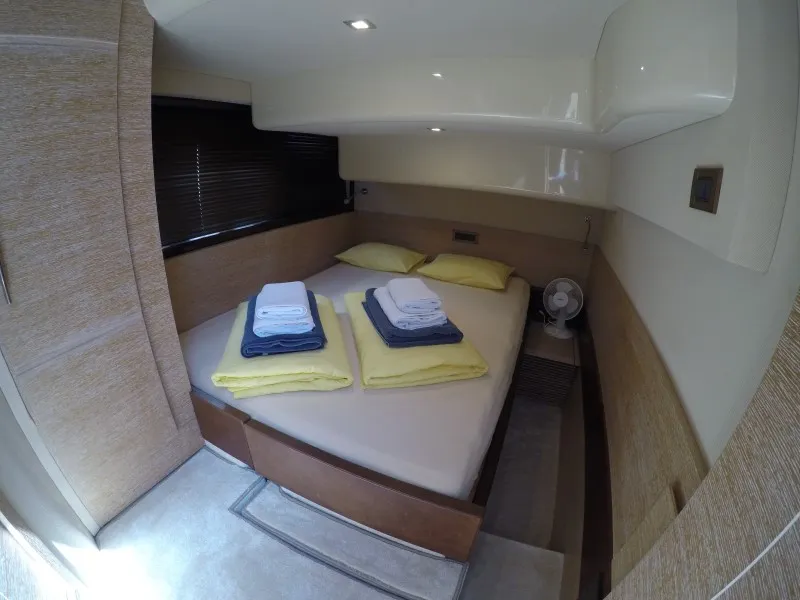 Cabin on Luma, a Azimut 47 motor yacht at Grad Šibenik, Croatia