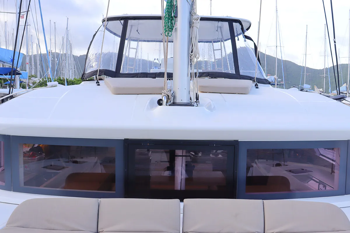 Golden Hind, a Lagoon 51 catamaran at Road Town, British Virgin Islands