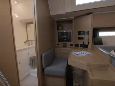 Salon of Metalika, a More 55 sailboat at Seget Donji, Croatia