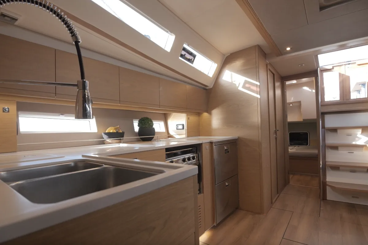 Cabin on Metalika, a More 55 sailboat at Seget Donji, Croatia