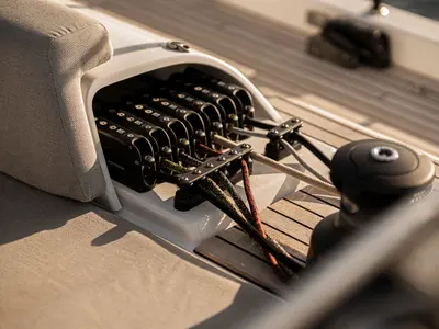 Izanami, a Beneteau First Yacht 53 sailboat at Lavrion, Greece