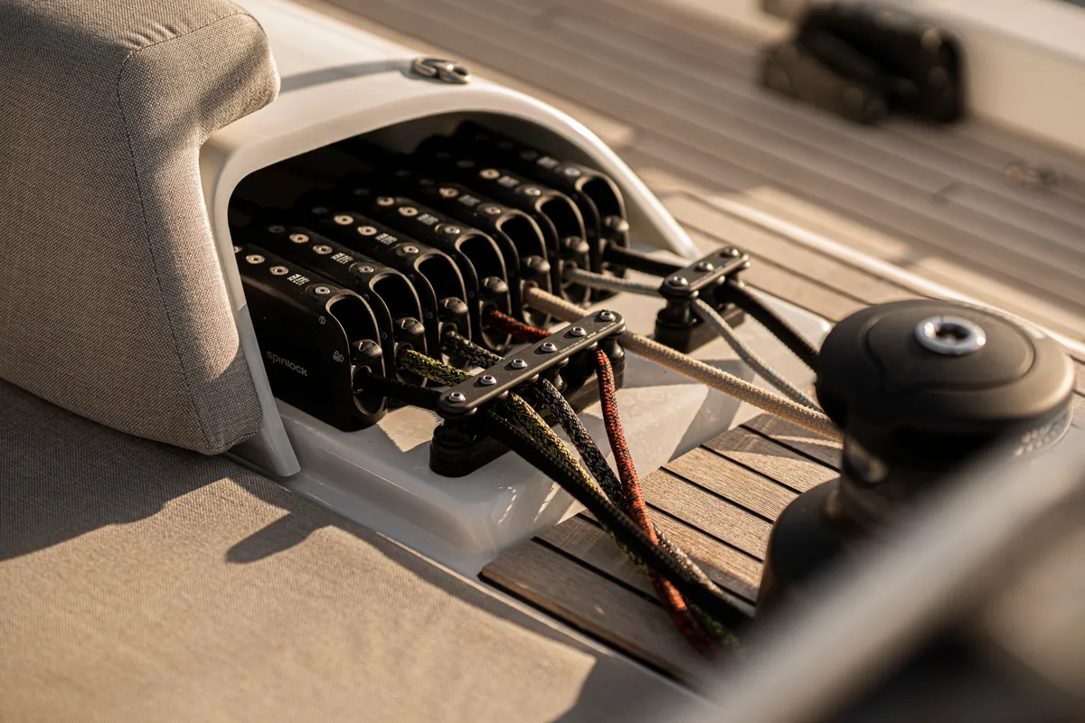 Izanami, a Beneteau First Yacht 53 sailboat at Lavrion, Greece