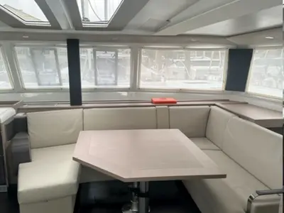 Salon of Zensation, a Fountaine Pajot Tanna 47 catamaran at Chesapeake, United States