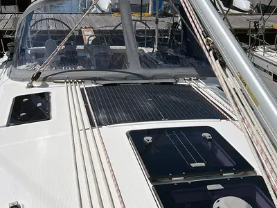 Jazz, a Bavaria Cruiser 41 sailboat at Punat, Croatia