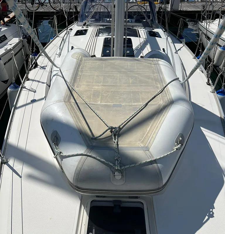Jazz, a Bavaria Cruiser 41 sailboat at Punat, Croatia