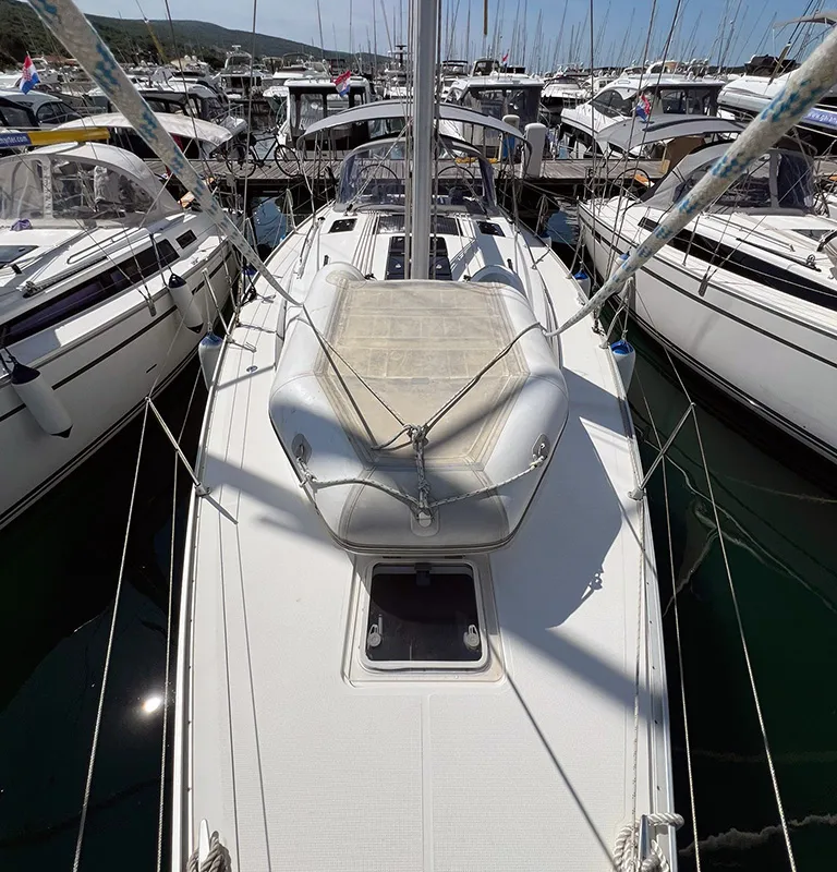 Jazz, a Bavaria Cruiser 41 sailboat at Punat, Croatia