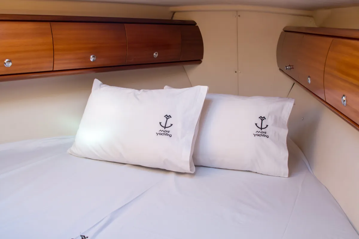 Cabin on Konstantinos, a Bavaria 36 sailboat at Municipal Unit of Lefkada, Greece