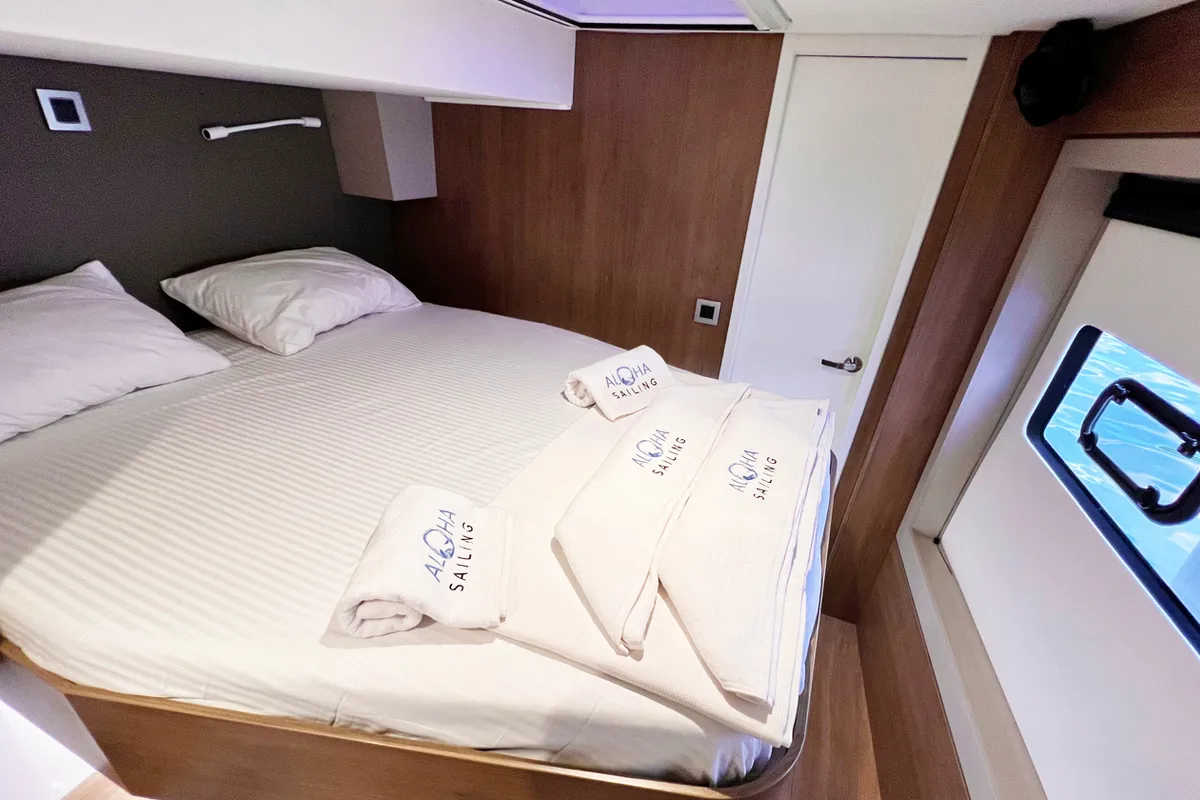 Cabin on Bali, a Bali 4.8 catamaran at Fethiye, Turkey