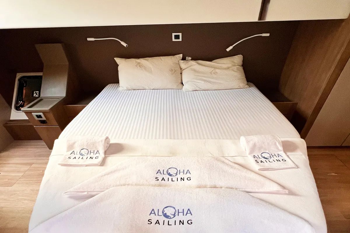 Cabin on Bali, a Bali 4.8 catamaran at Fethiye, Turkey