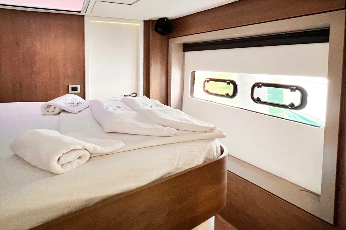 Cabin on Bali, a Bali 4.8 catamaran at Fethiye, Turkey