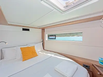 Cabin on My Star, a Lagoon 46 catamaran at Athens, Greece