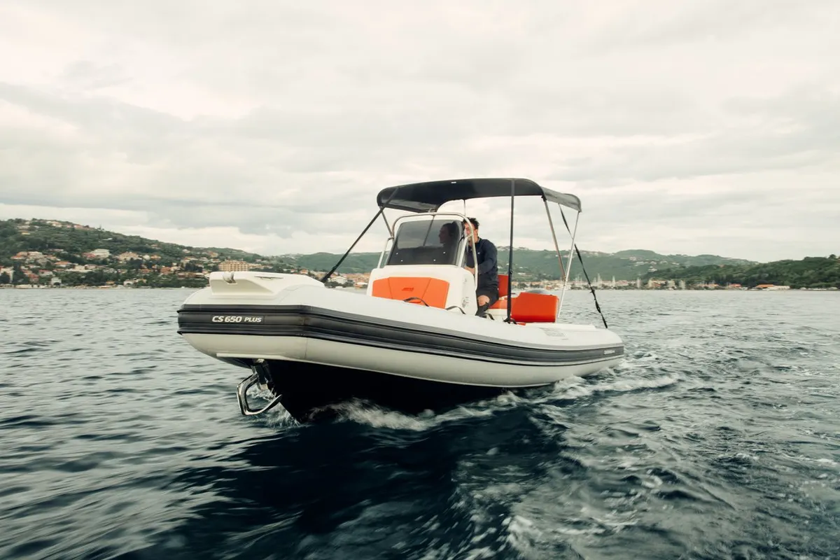 Exterior view of Joker Boat Coaster 650 Plus, a Joker Boat Coaster 650 Plus RIB at Općina Sukošan, Croatia