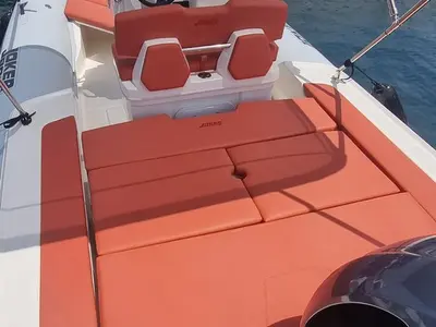 Deck of Joker Boat Coaster 650 Plus, a Joker Boat Coaster 650 Plus RIB at Općina Sukošan, Croatia