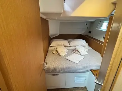 Premium, a Beneteau First 53 sailboat at Lavrion, Greece
