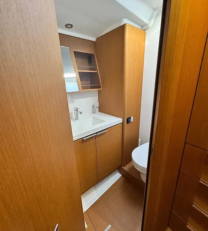 Premium, a Beneteau First 53 sailboat at Lavrion, Greece