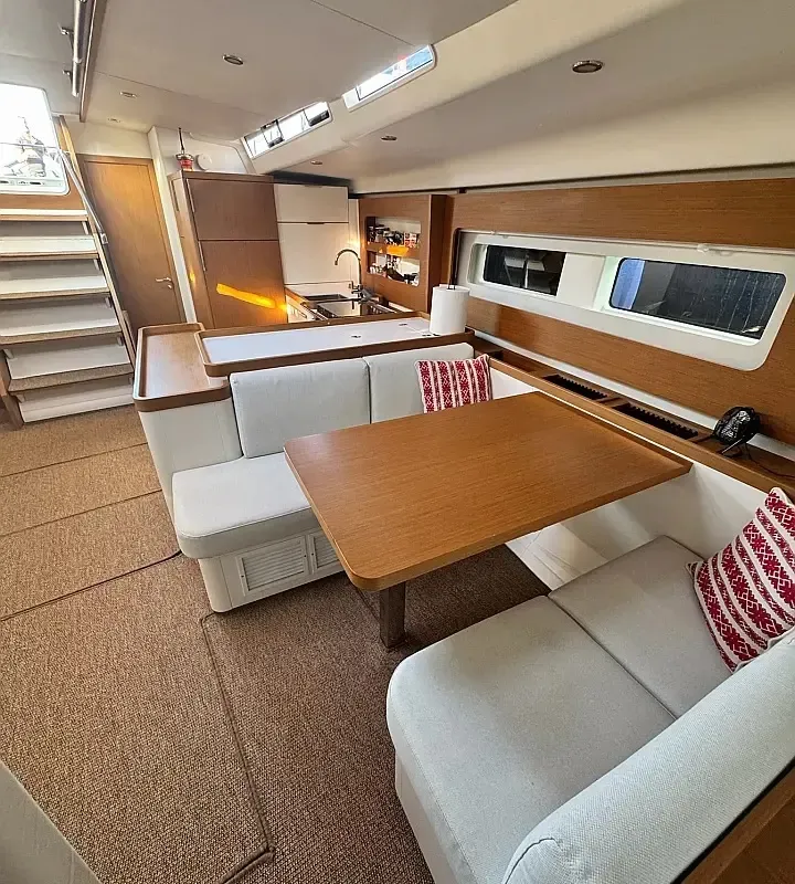 Premium, a Beneteau First 53 sailboat at Lavrion, Greece