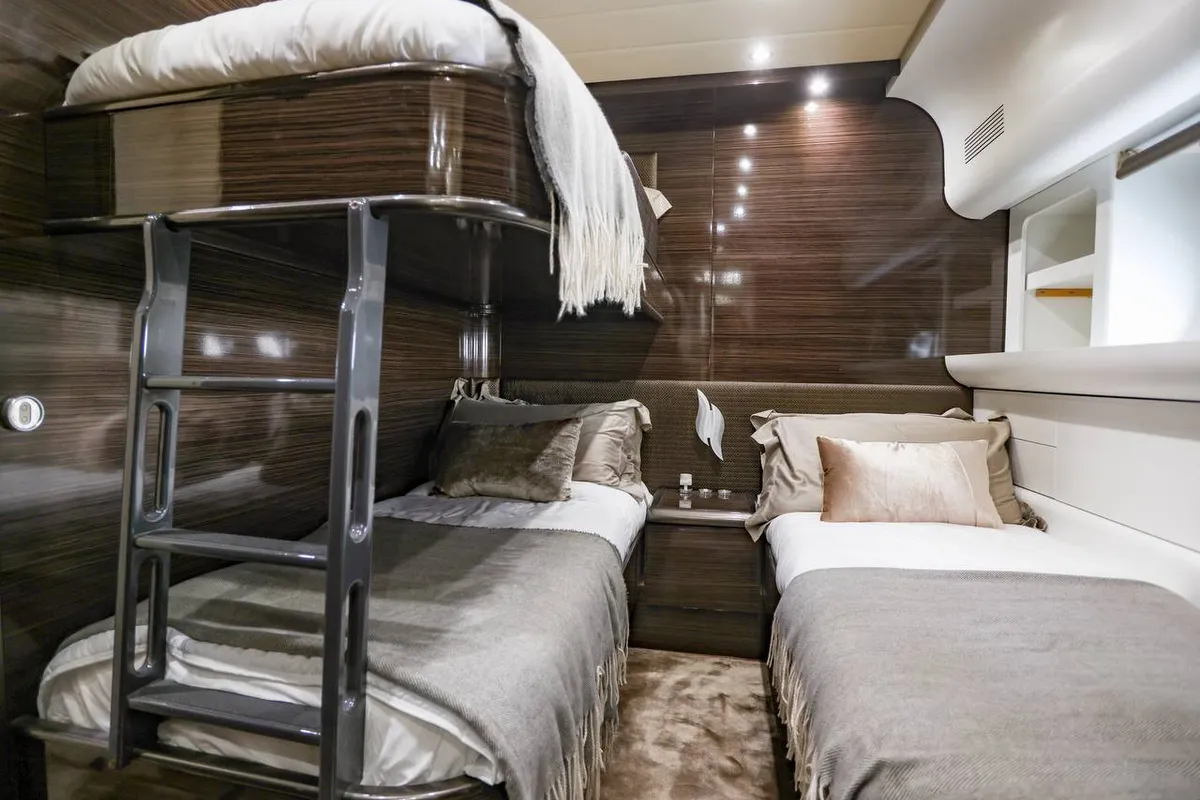 A4, a Leopard 27 motor yacht at Cannes, France