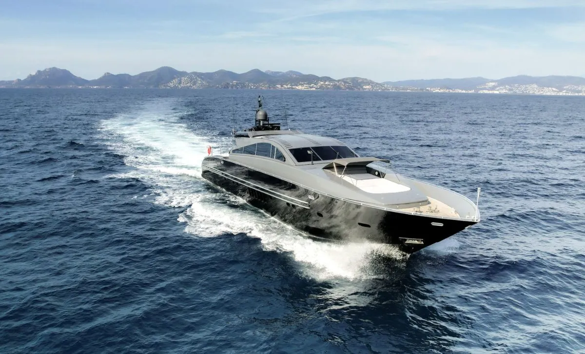 A4, a Leopard 27 motor yacht at Cannes, France
