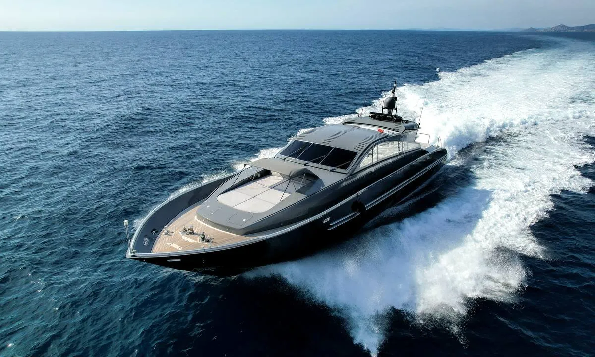 A4, a Leopard 27 motor yacht at Cannes, France
