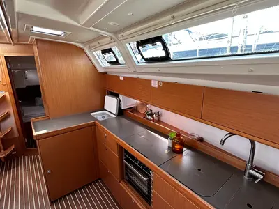 Galley of Ceres, a Bavaria Cruiser 46 sailboat at Općina Pakoštane, Croatia