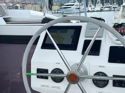 Neza, a Fountaine Pajot Astrea 42 Quatuor catamaran at Roche Caiman, Seychelles