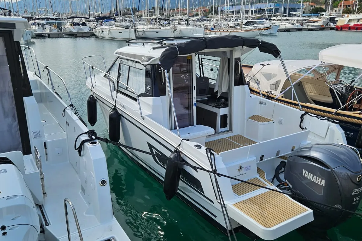 NN, a Jeanneau Merry Fisher 795 Series 2* motorboat at Seget Donji, Croatia