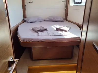 Cabin on Hydra XIV, a Lagoon 46 catamaran at Municipal Unit of Lefkada, Greece
