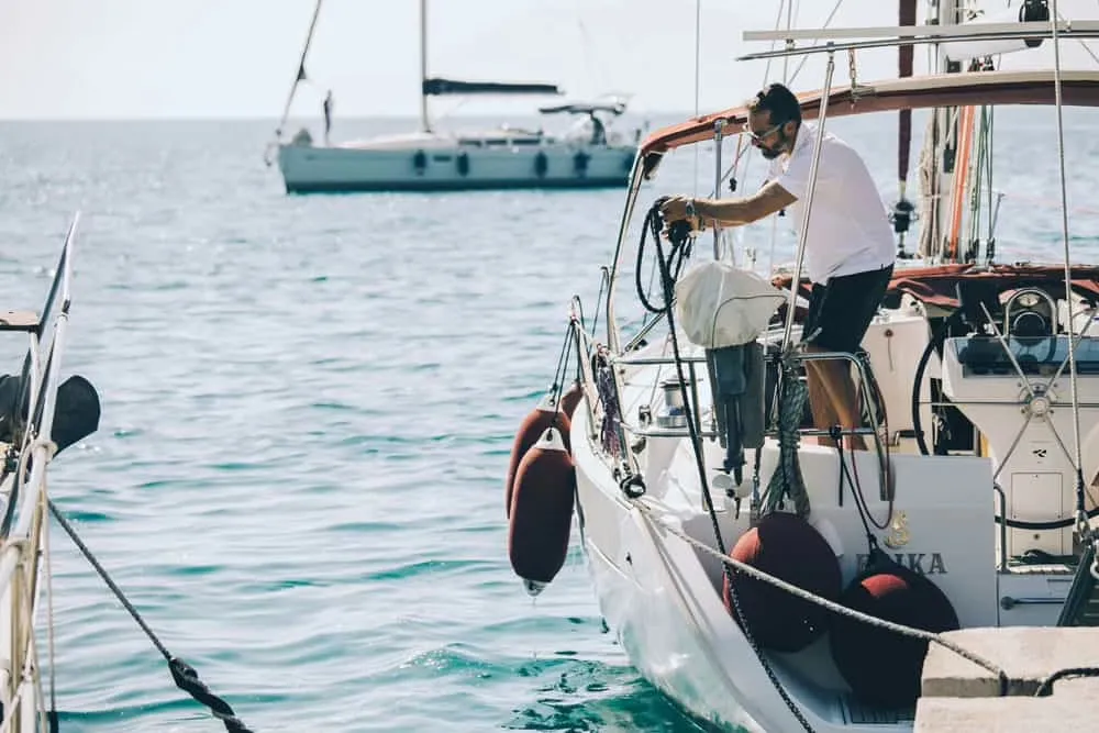 Erika, a Beneteau Oceanis 411 sailboat at Volos, Greece