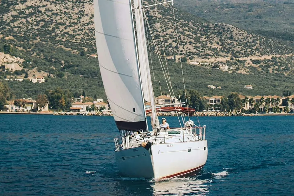 Erika, a Beneteau Oceanis 411 sailboat at Volos, Greece