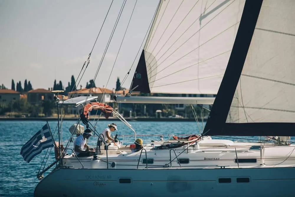 Erika, a Beneteau Oceanis 411 sailboat at Volos, Greece