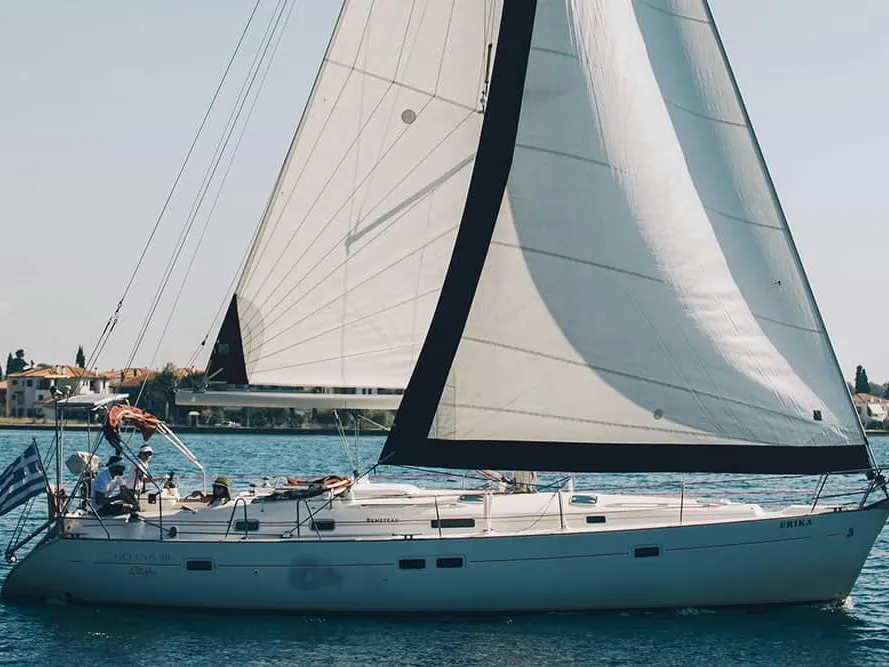 Erika, a Beneteau Oceanis 411 sailboat at Volos, Greece