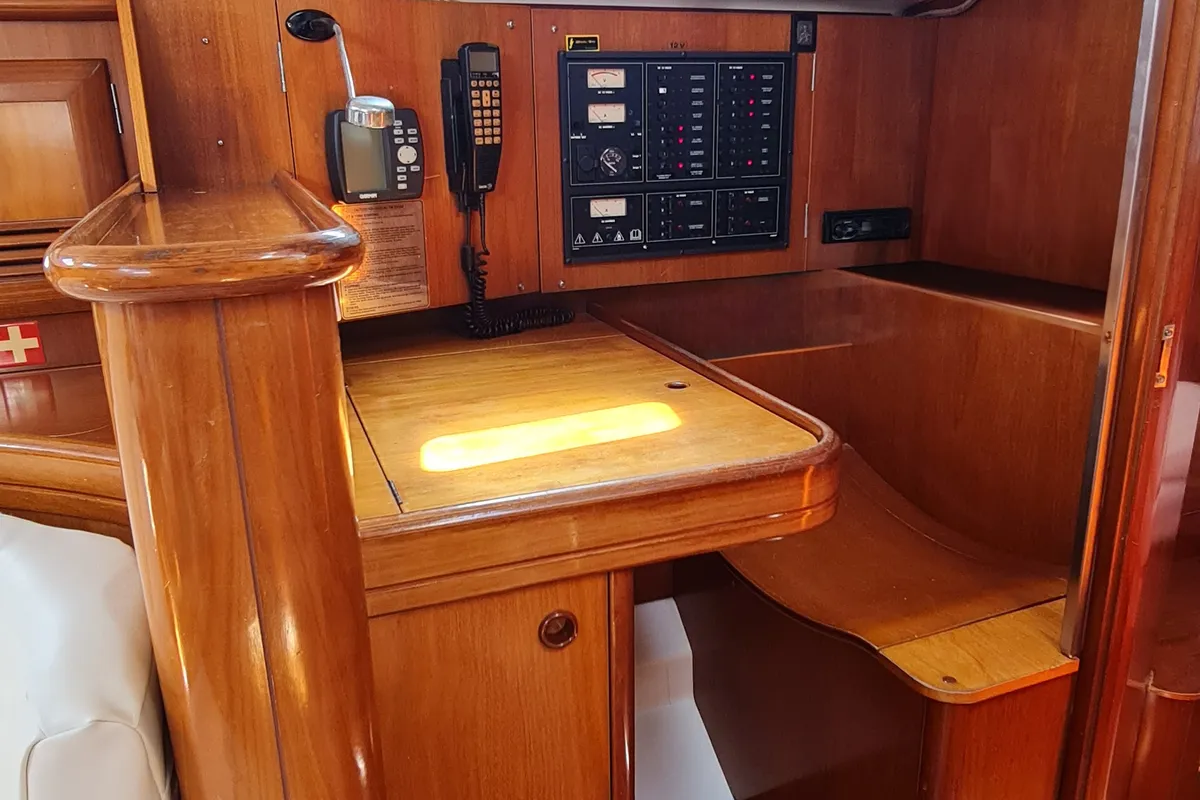 Erika, a Beneteau Oceanis 411 sailboat at Volos, Greece