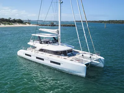 Amarea, a Lagoon Sixty 5 catamaran at Athens, Greece