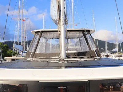 Bella Giornata, a Lagoon 46 OW catamaran at Central Abaco, Bahamas