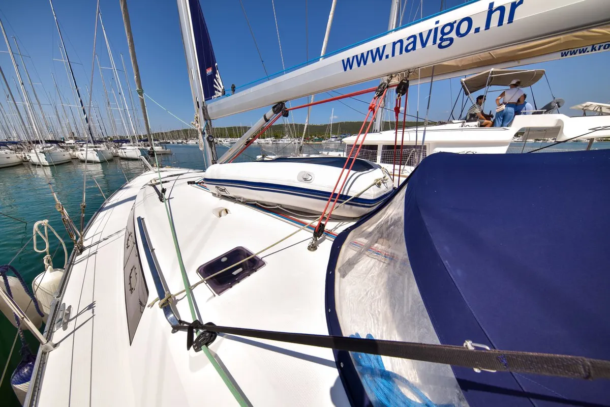Yolo, a Bavaria Cruiser 51 sailboat at Općina Sukošan, Croatia