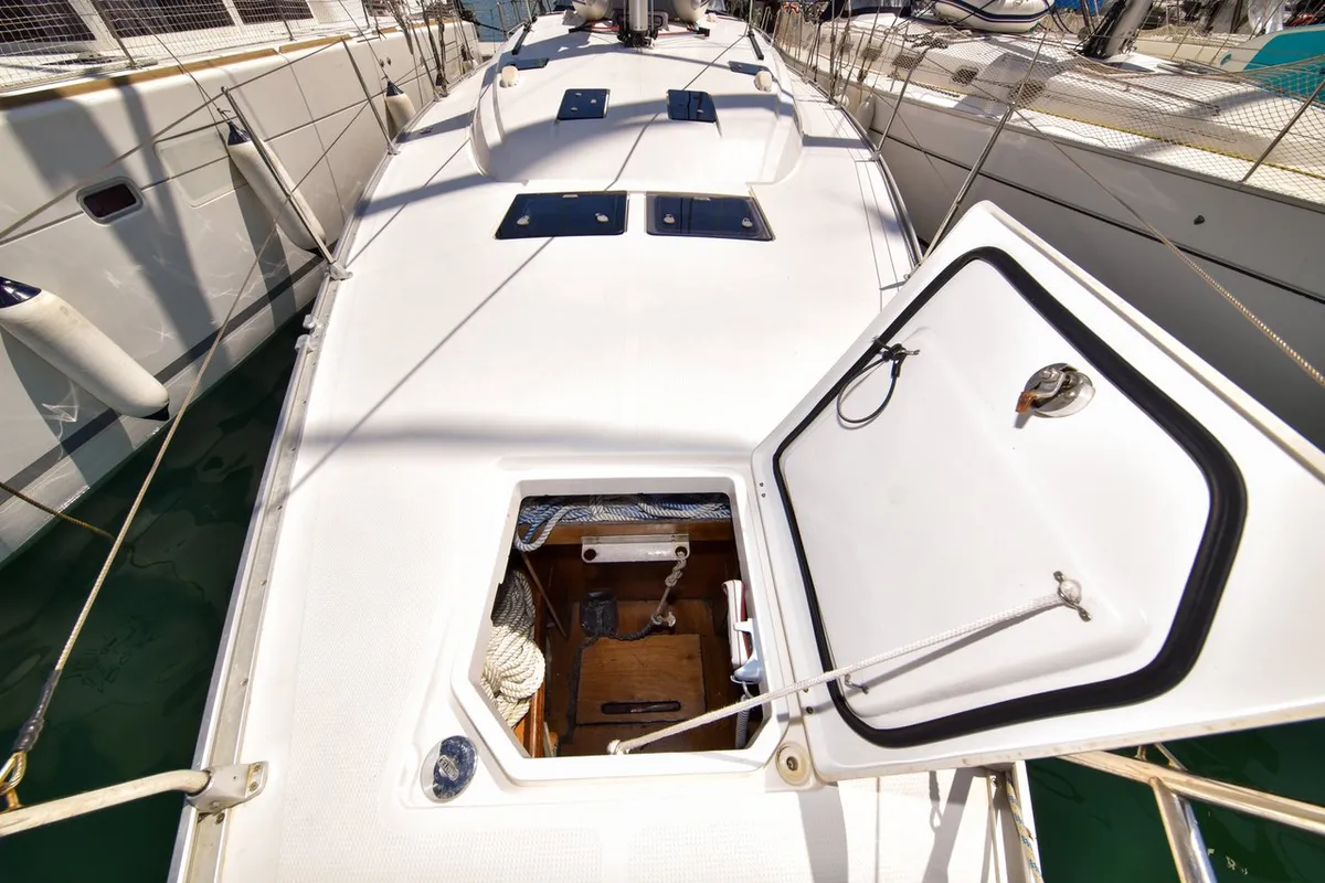 Yolo, a Bavaria Cruiser 51 sailboat at Općina Sukošan, Croatia