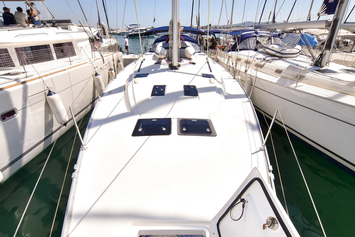 Yolo, a Bavaria Cruiser 51 sailboat at Općina Sukošan, Croatia