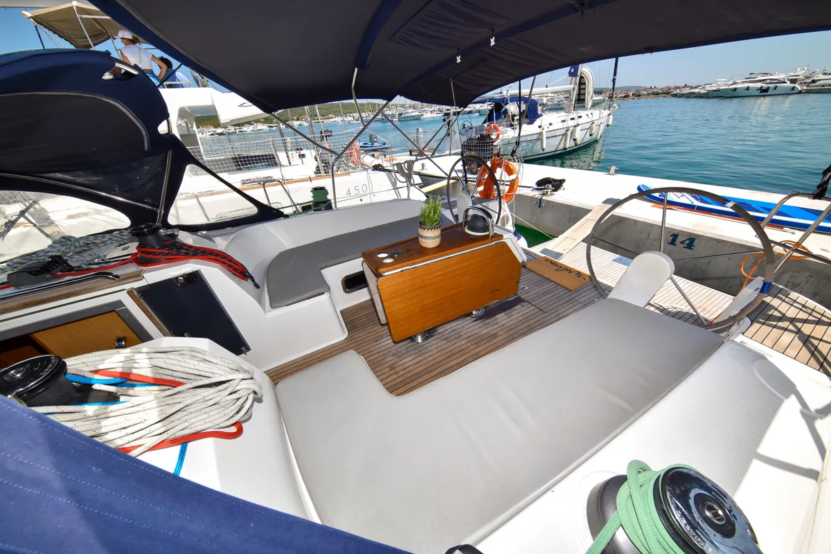 Yolo, a Bavaria Cruiser 51 sailboat at Općina Sukošan, Croatia