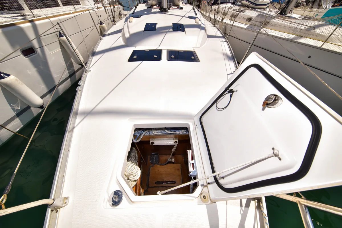 Yolo, a Bavaria Cruiser 51 sailboat at Općina Sukošan, Croatia