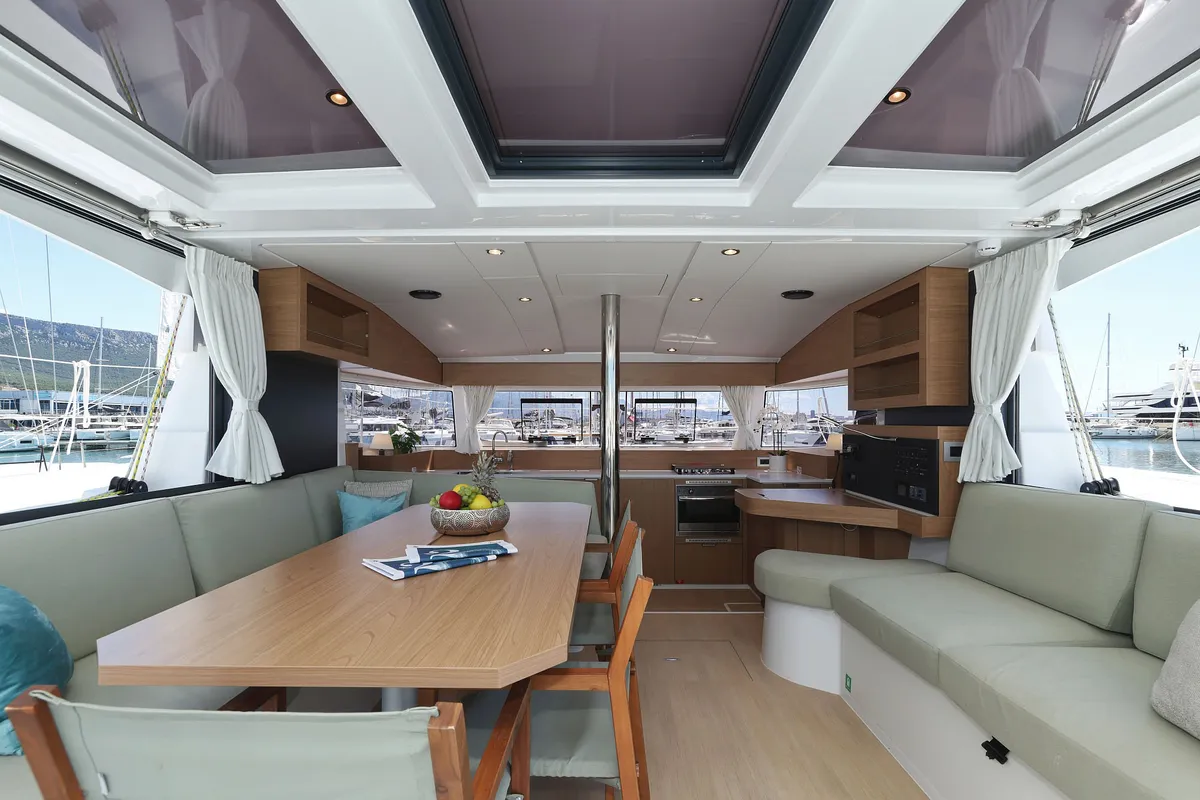 Le Petite Prince, a Bali Catsmart OW catamaran at Grad Kaštela, Croatia