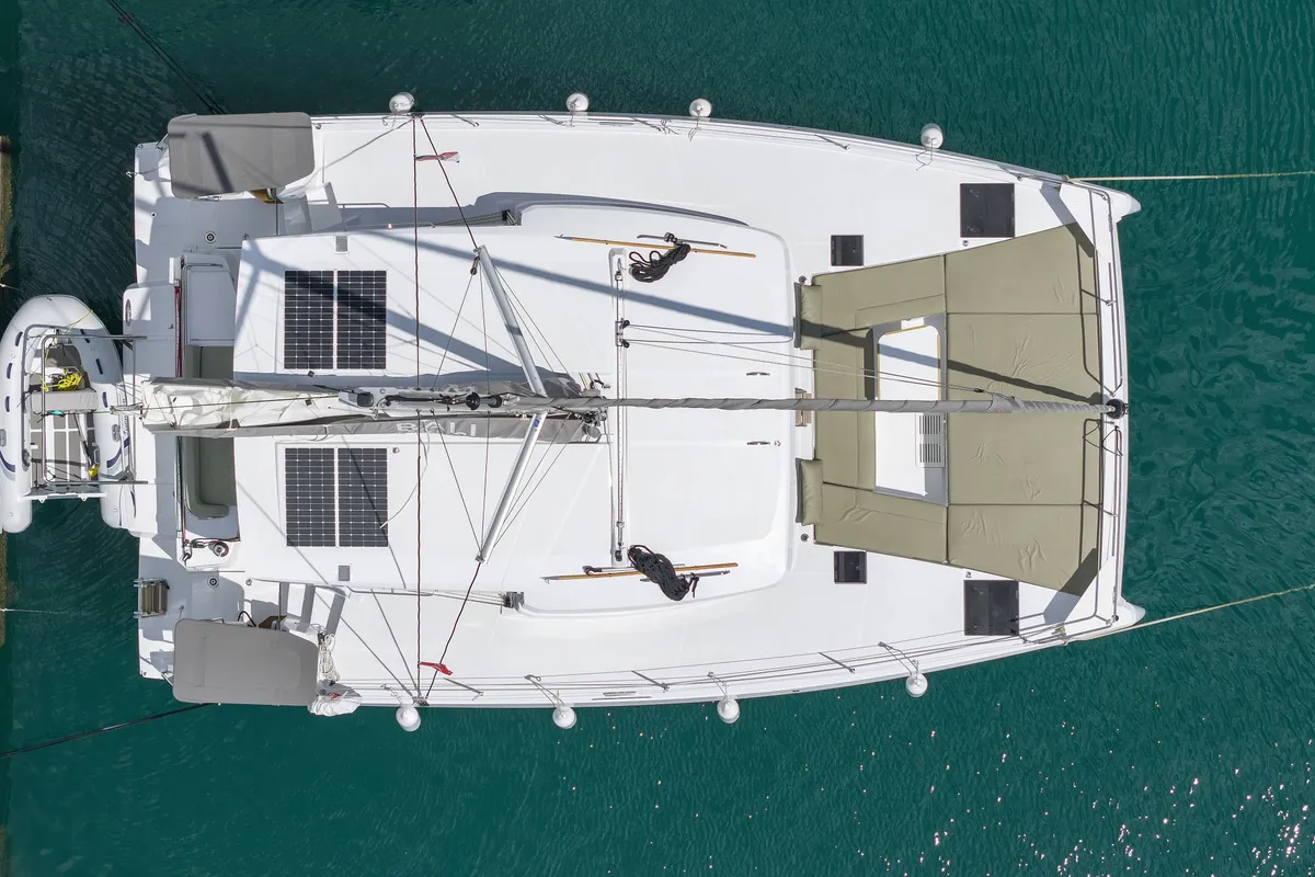 Le Petite Prince, a Bali Catsmart OW catamaran at Grad Kaštela, Croatia
